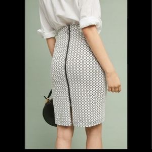 Anthropologie Pencil skirt with back zipper